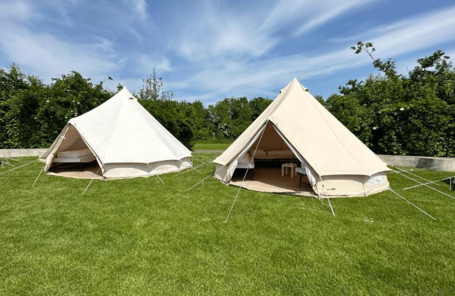 100 Jaar Tt Circuit Assen 2025 Glamping Incl Stroom Bagian luar foto